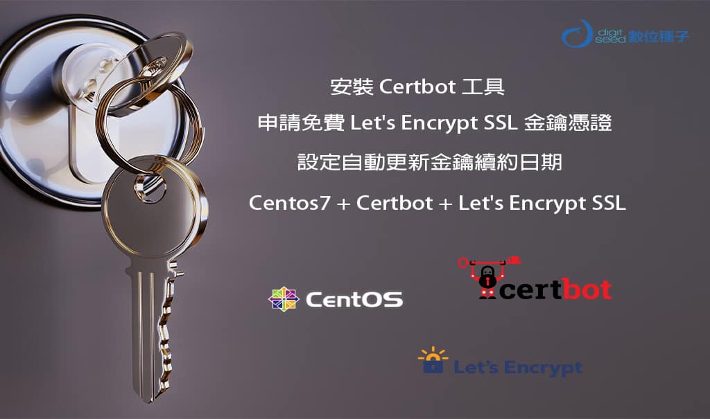 安裝Certbot 工具，與Let’s Encrypt 申請SSL金鑰憑證 ，自動更新SSL憑證- Centos7+Certbot